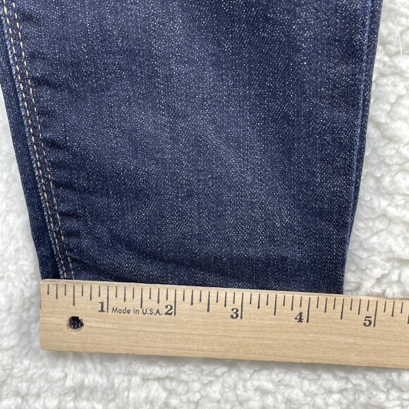 Lucky Brand Jeans Womens Sz 2/26 Dark Blue Brooke Ankle Mid Rise Denim 25x29 - Picture 9 of 14